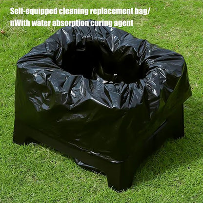 Portable Camping Toilet Portable Toilet for Adults Camping Foldable Seat Stool Privacy Accessories for Backpacking Hiking Tent