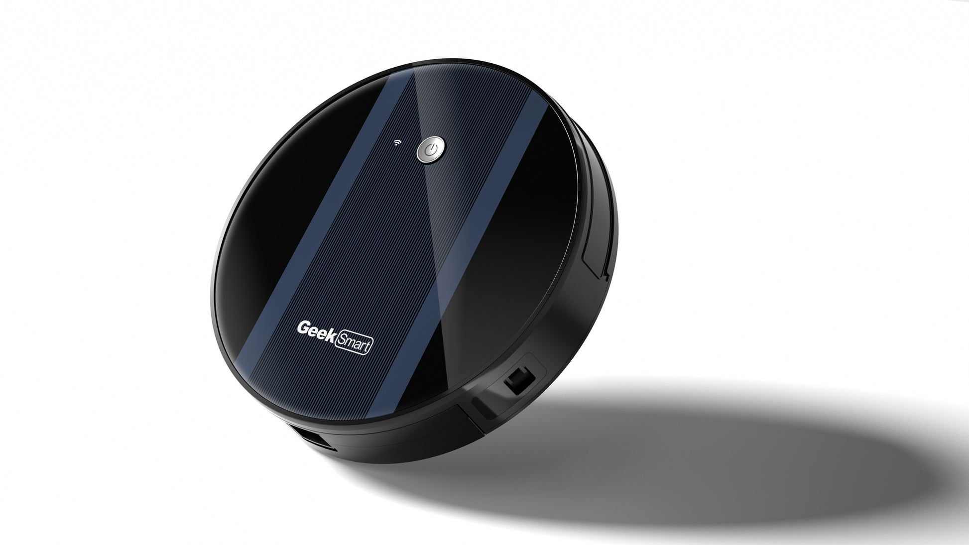 Geek Smart Robot Vacuum Cleaner G6 Plus, Ultra-Thin, 1800Pa Strong Suction, Automatic Self-Charging, Wi-Fi Connectivity, App Control, Custom Cleaning, Great for Hard Floors to Carpets.Ban on Amazon