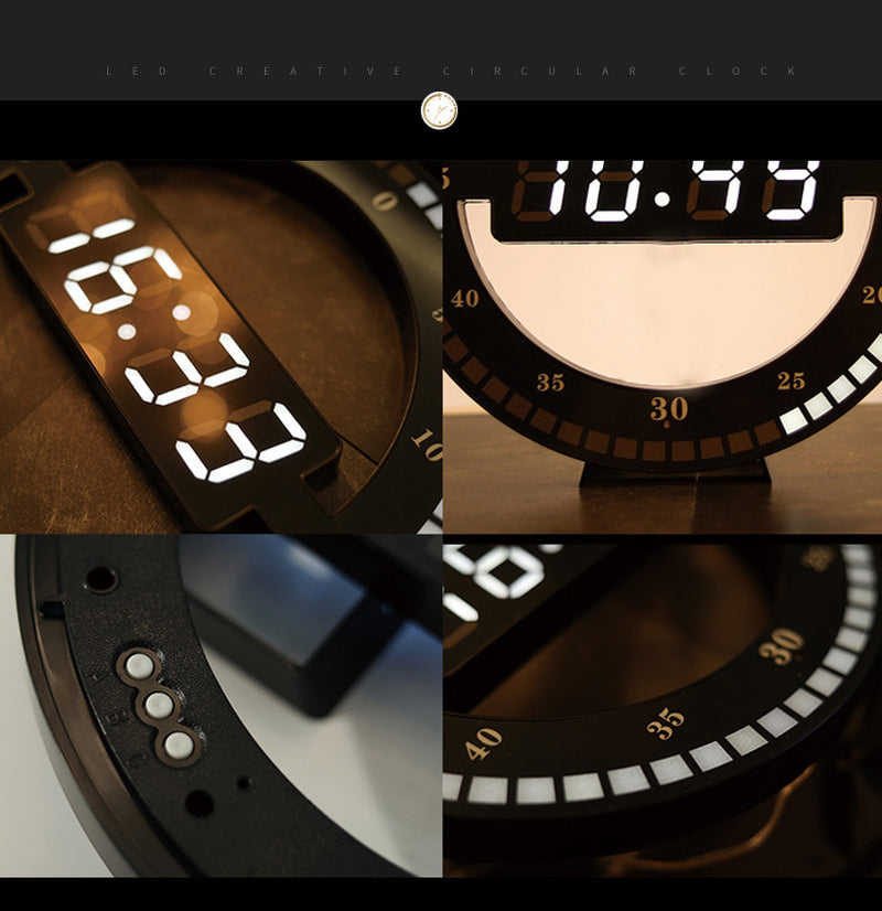 Amazon Popular Digital LED Wall round Electronic Clock
