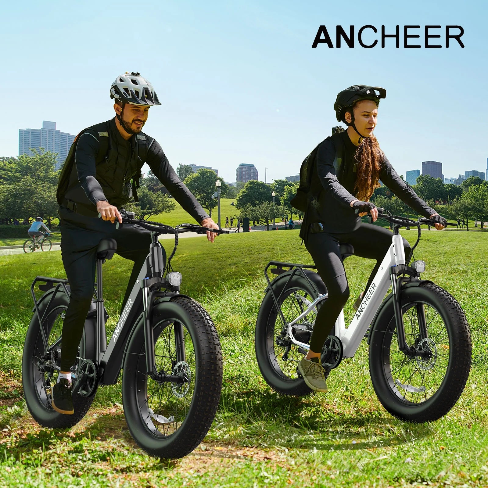 Electric Bike for Adults, 750W Ebike, 28MPH 60Miles Electric Mountain Bike, 26" Fat Tire Electric Bicycle with 48V 15AH Battery, Rear Rack, Lockable Suspension Fork,7 Speed, UL2849