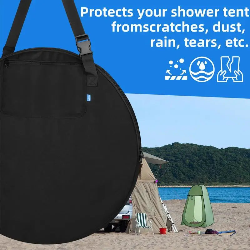 Pop-Up Tent Carry Bag Privacy Tent Replacement Carry Bag Adjustable Shoulder Strap Storage Pouch for Traveling Beach Outdoor