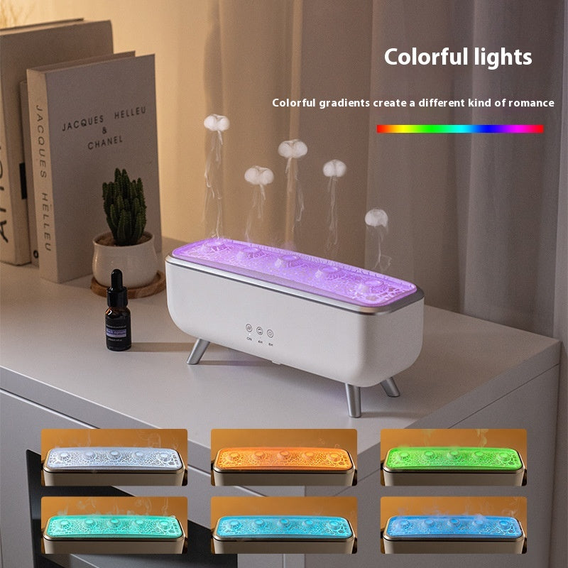 Creative Jellyfish Smoke Ring Ultrasonic Spray Dynamic Sound Pickup Humidifier