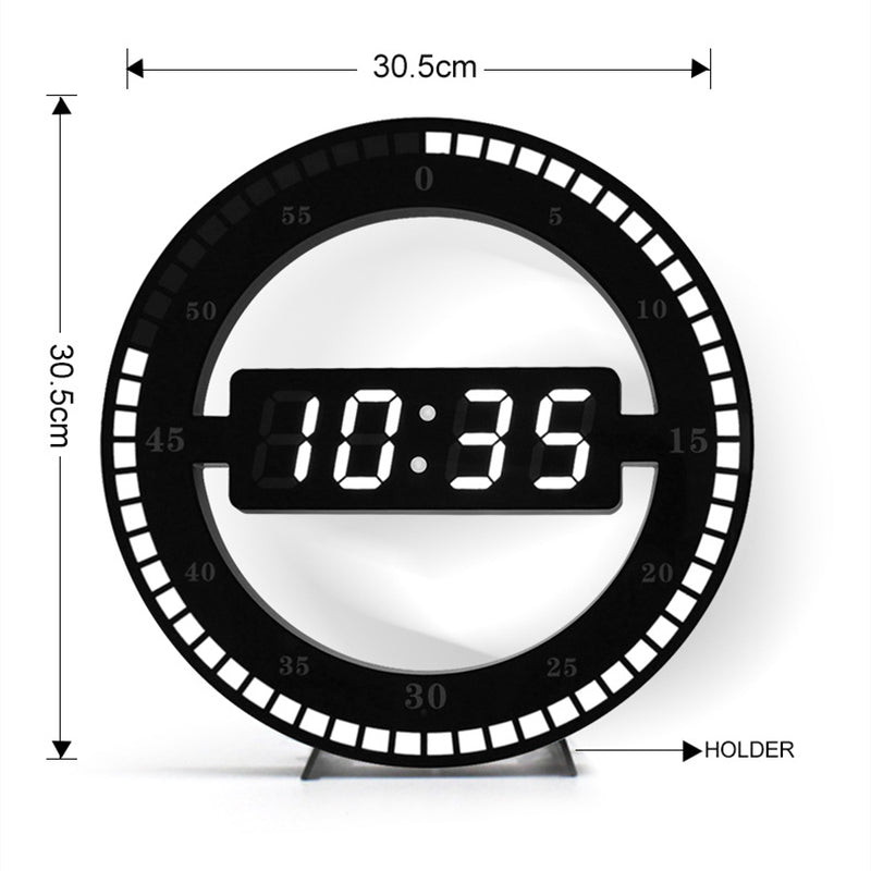 Amazon Popular Digital LED Wall round Electronic Clock