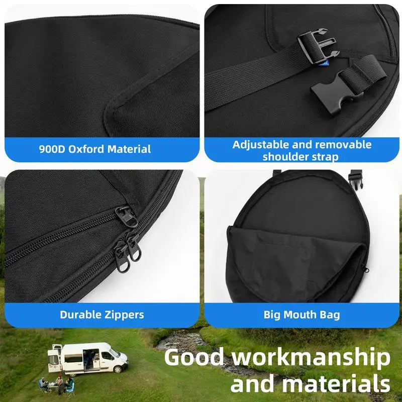 Pop-Up Tent Carry Bag Privacy Tent Replacement Carry Bag Adjustable Shoulder Strap Storage Pouch for Traveling Beach Outdoor