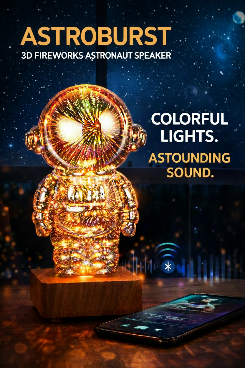 AstroBurst 3D Fireworks Astronaut Speaker