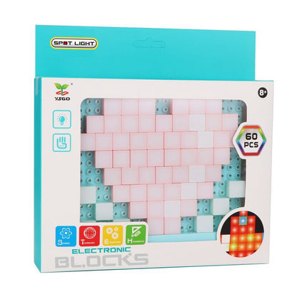 DIY LED Flashing Light Electronic Building Blocks