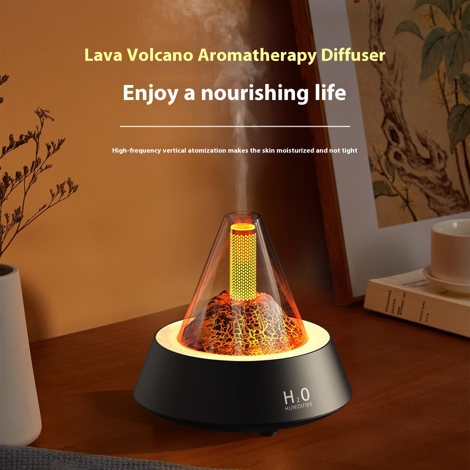 Volcano Plug-In Type Aromatherapy Humidifier