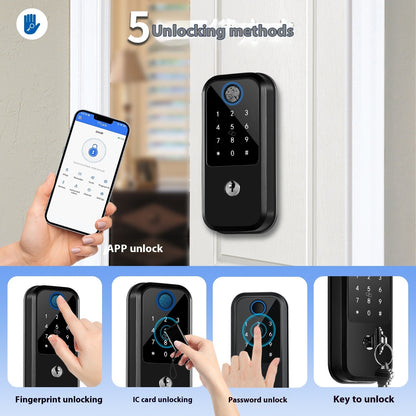 Smart Door Lock Card Electronic Password Entry Door