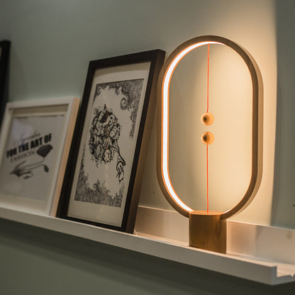 Creative Magnetic Balance LED Night Light Ornaments