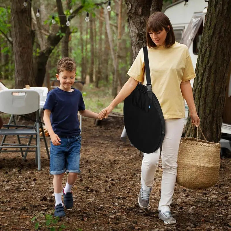 Pop-Up Tent Carry Bag Privacy Tent Replacement Carry Bag Adjustable Shoulder Strap Storage Pouch for Traveling Beach Outdoor