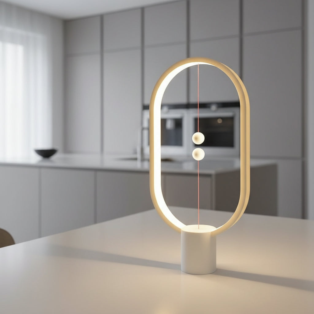 Creative Magnetic Balance LED Night Light Ornaments
