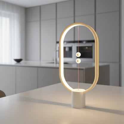 Creative Magnetic Balance LED Night Light Ornaments