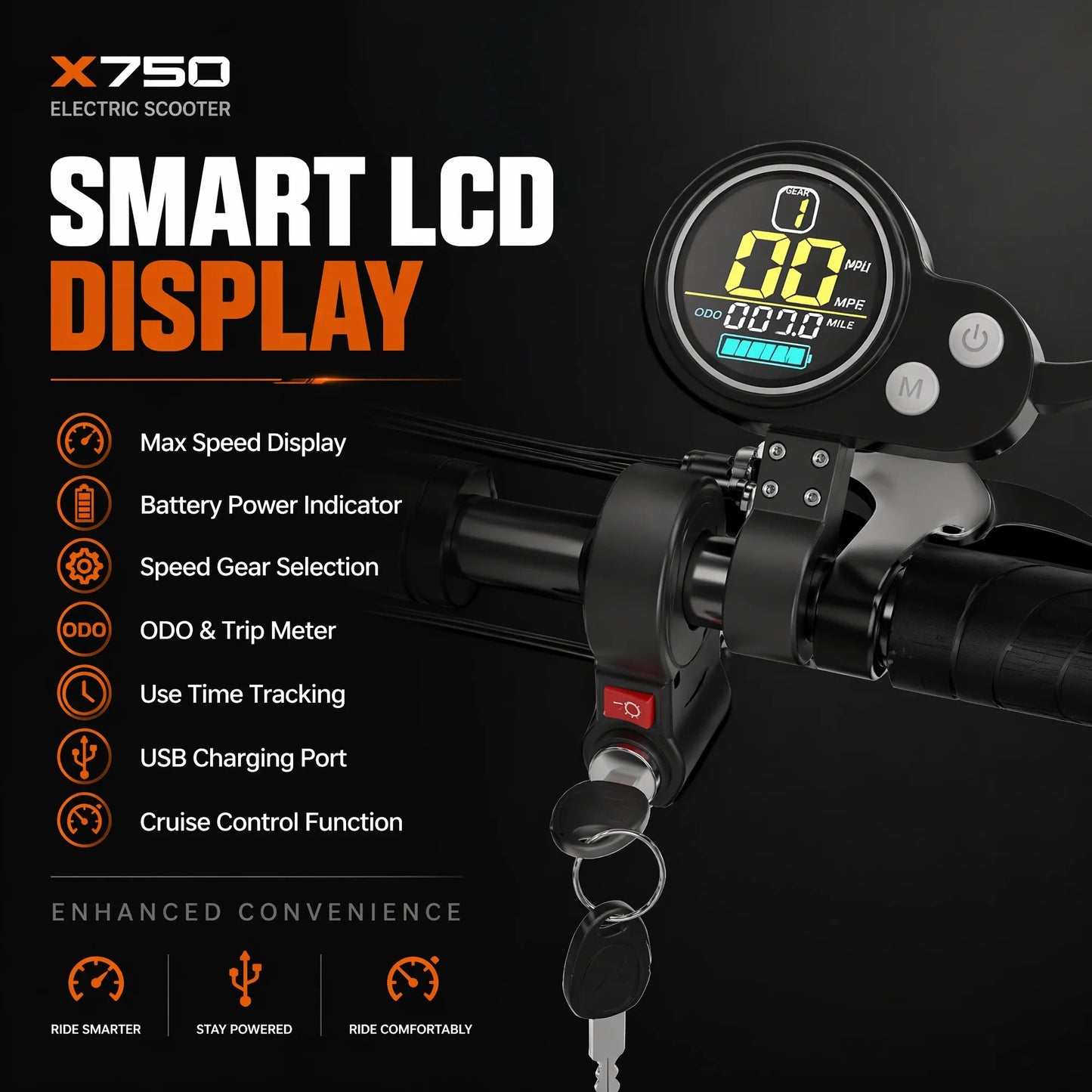 AJOOSOS X750 Electric Scooter