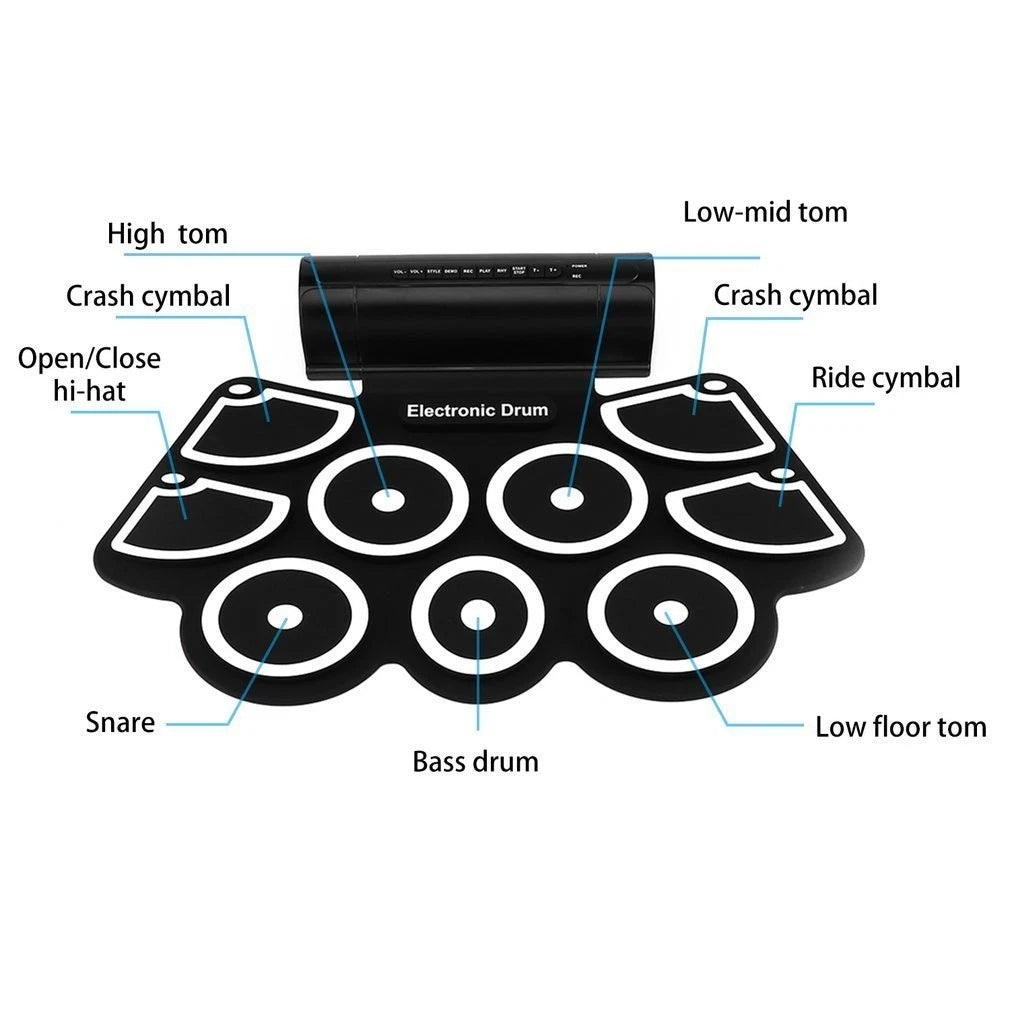 RollBeat™ Portable Electronic Drum Pad